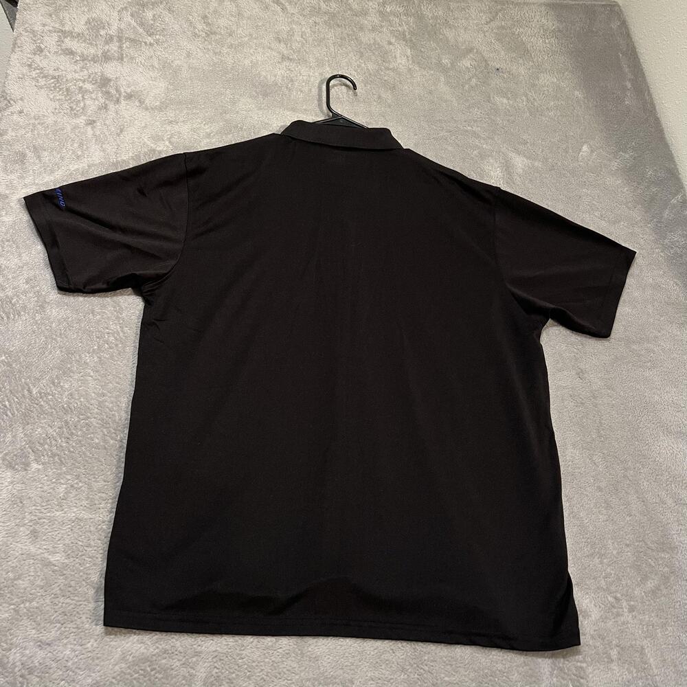 Boeing Polo Shirt Mens XL Black 777X GE9X Embroidered Performance Golf Tech - Picture 6 of 7